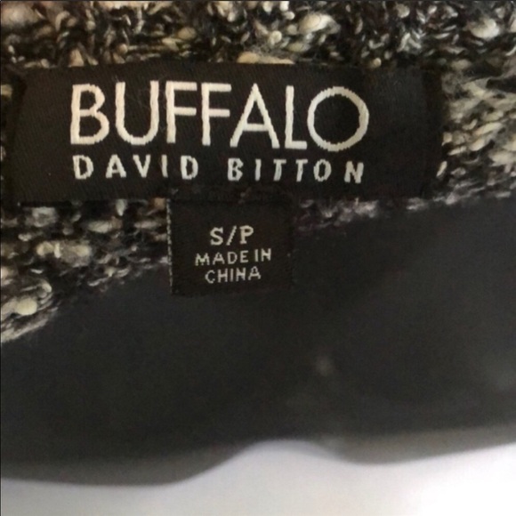 Buffalo David Bittion Sweater Black & White Comfy - Picture 7 of 11